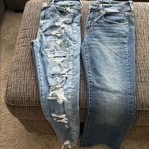 American Eagle lot ~ Jeans size 6 short length